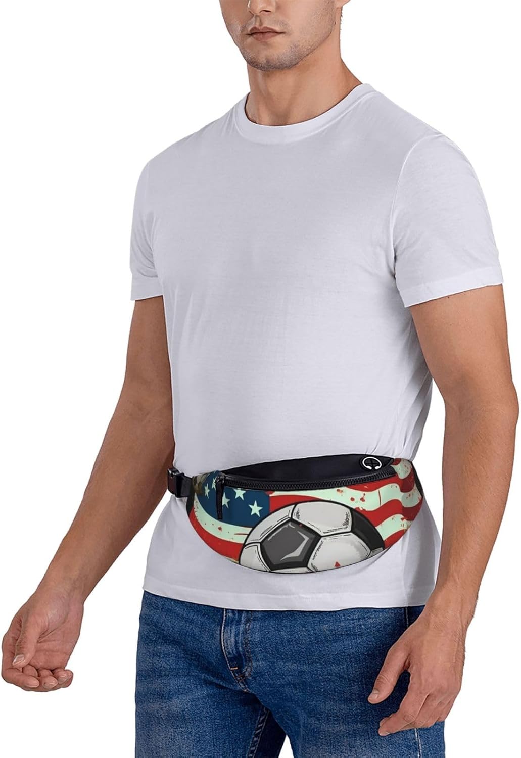 Soccer USA American Flag Fanny - Women Bags Usa ulasan dan harga