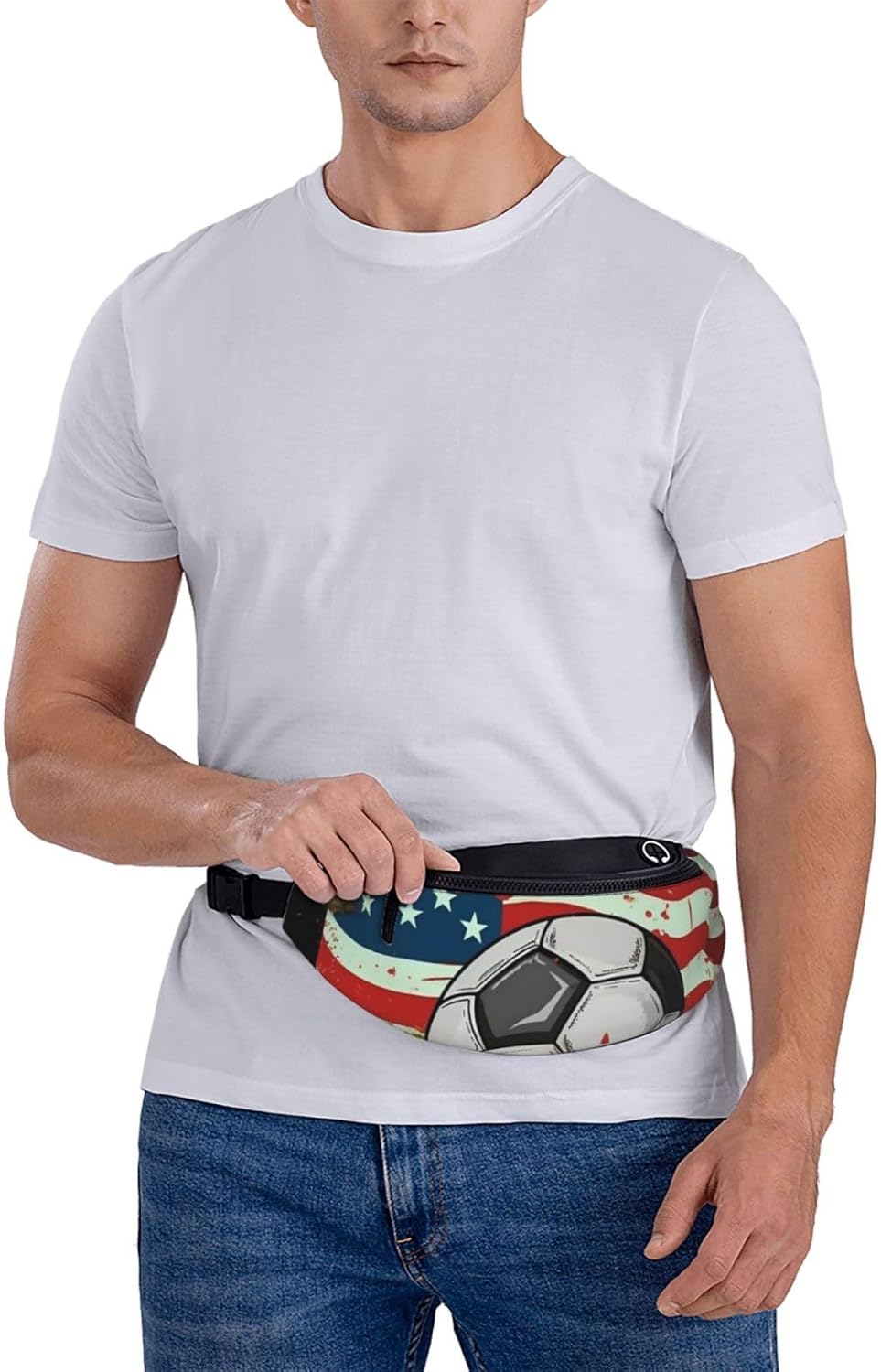 Soccer USA American Flag Fanny - Women Bags Usa ulasan dan harga