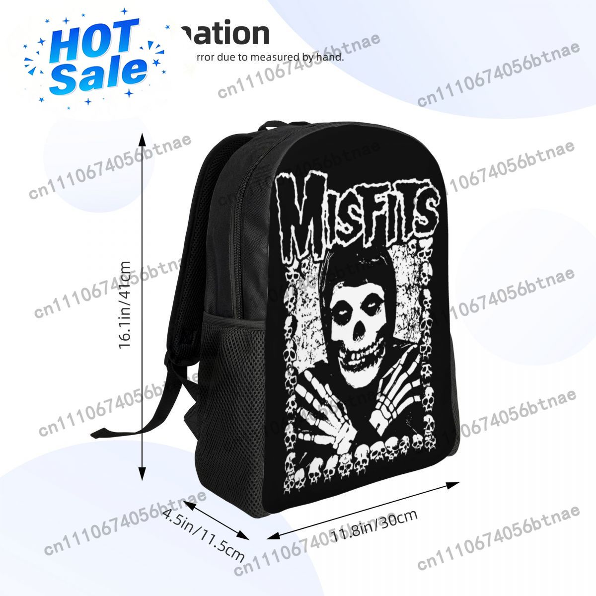 Custom Misfits Rock Punk Skull - Women Bags College ulasan dan harga