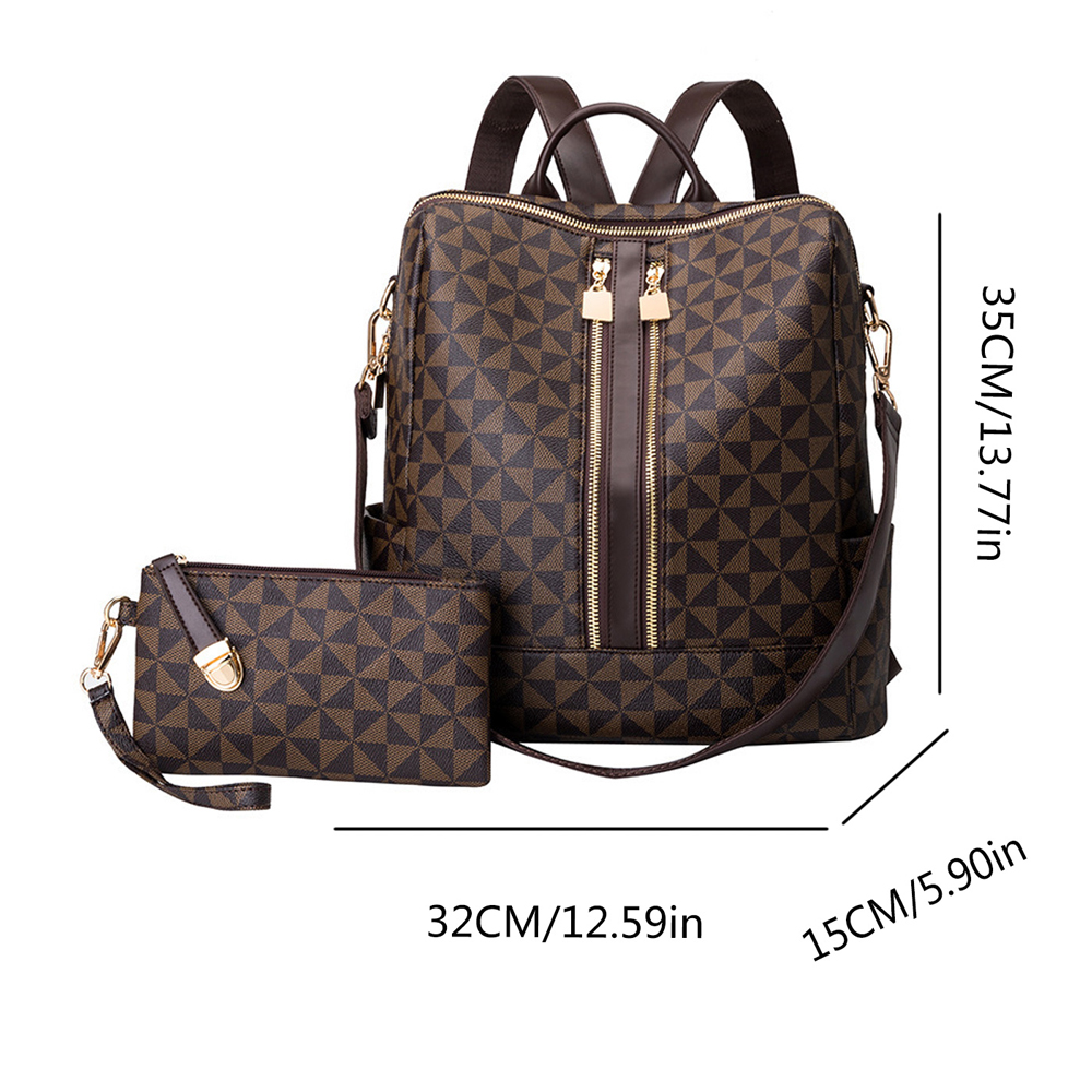 2pcs Backpack And Handbag Set, - Women Bags White ulasan dan harga