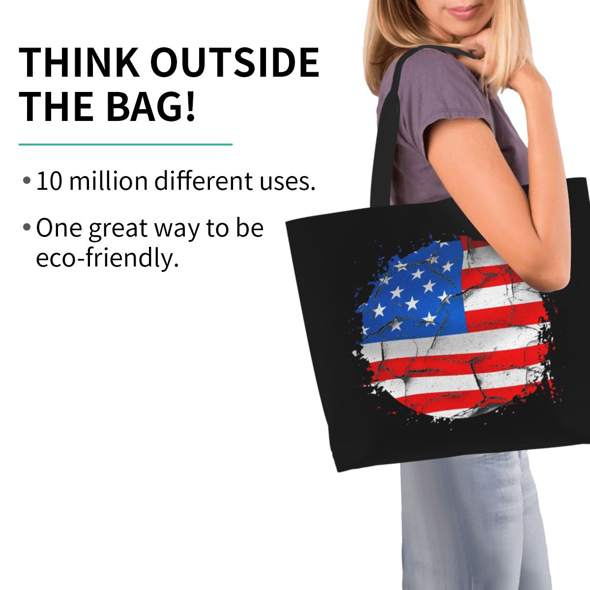 USA America American Flag Shop - Women Bags Usa ulasan dan harga